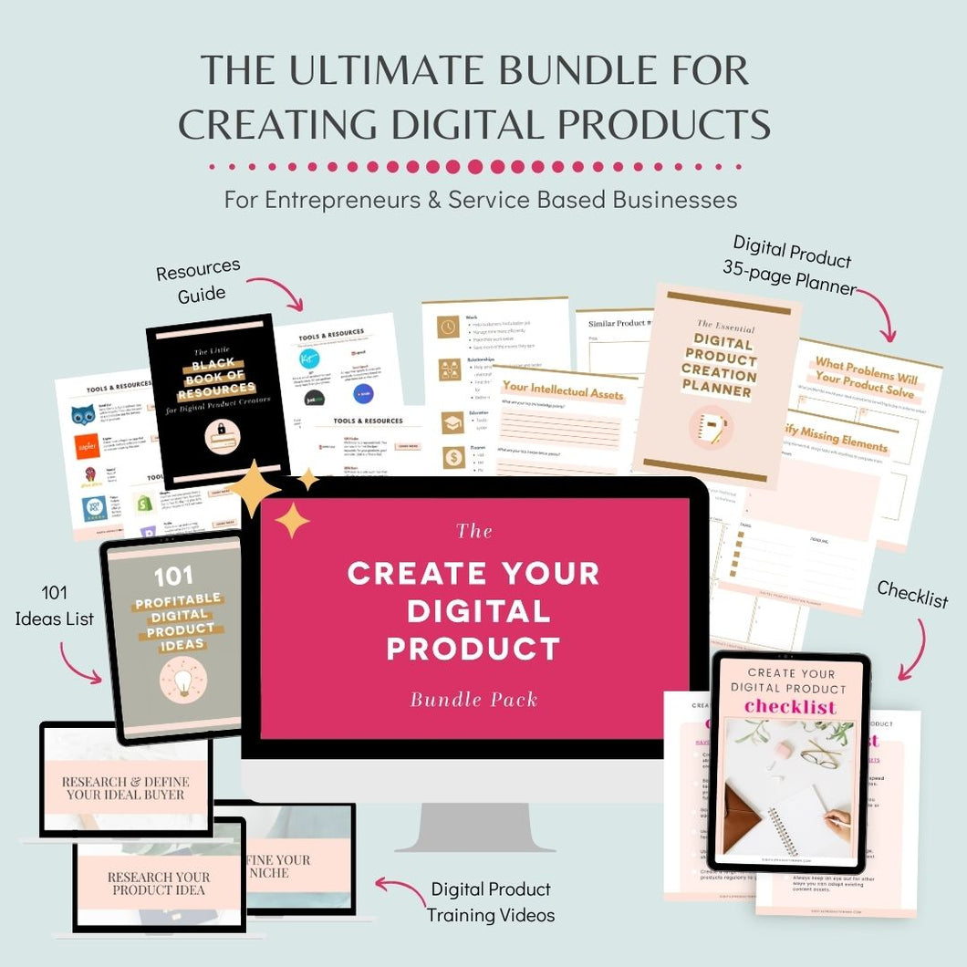 Create Your Digital Product Bundle Pack