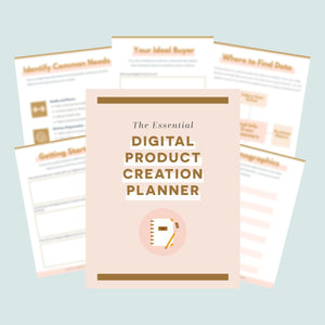 Digital Products Creation Planner