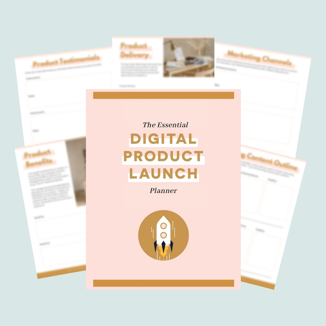 Digital Products Launch Planner